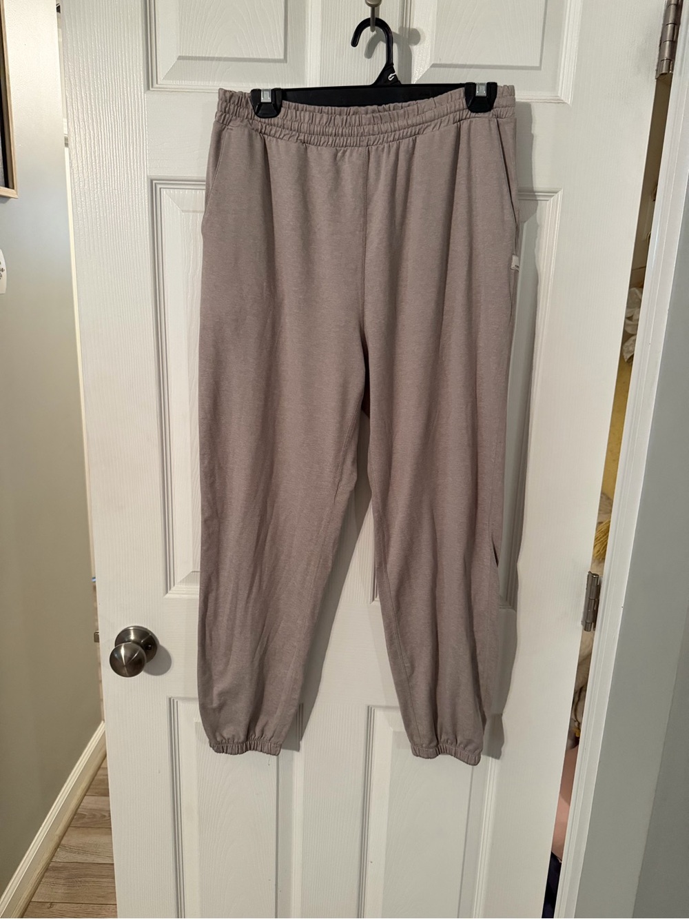 Vuori Taupe Track Joggers - Neutral Beige